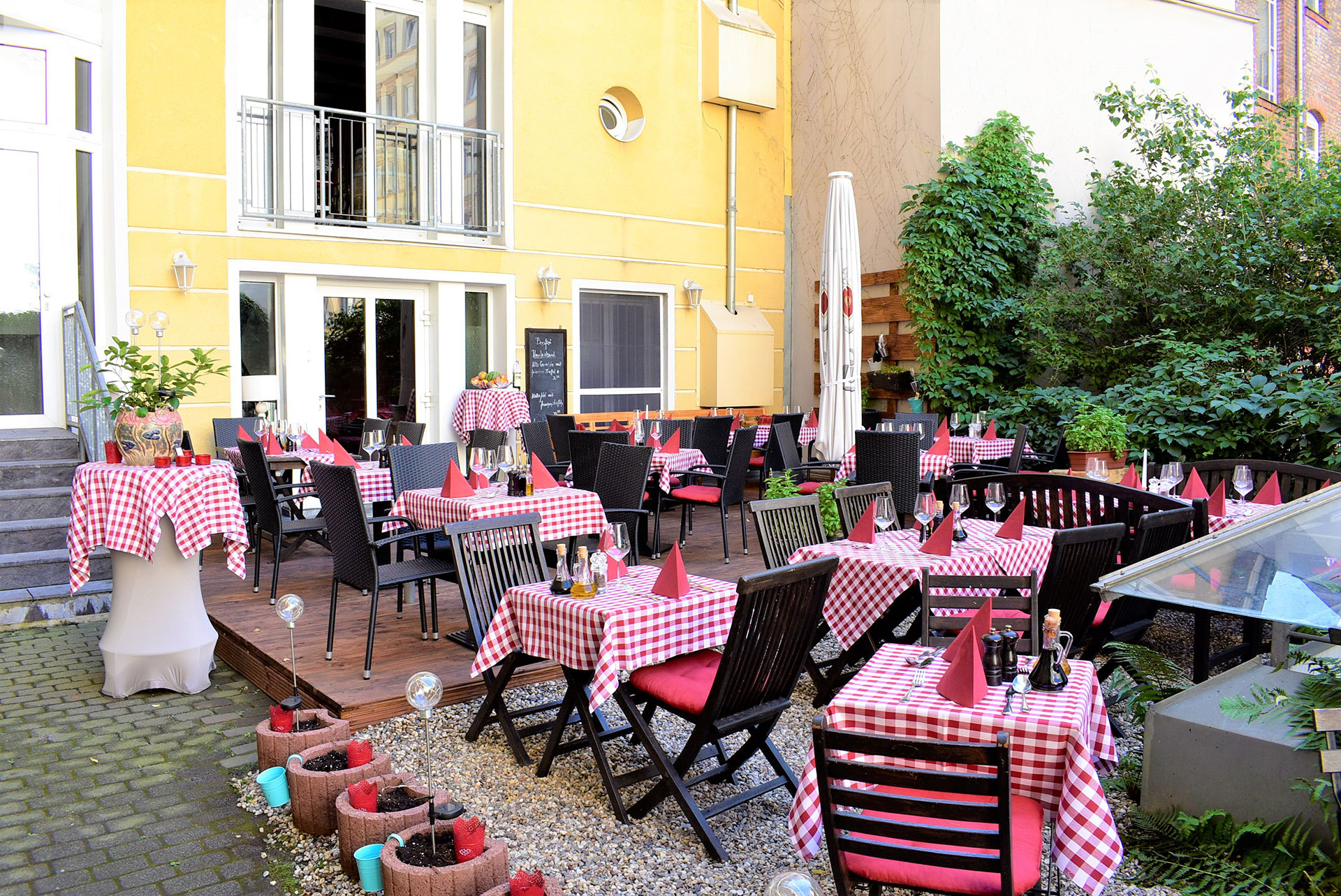 Restaurant Aussenansicht an der Chausseestrasse