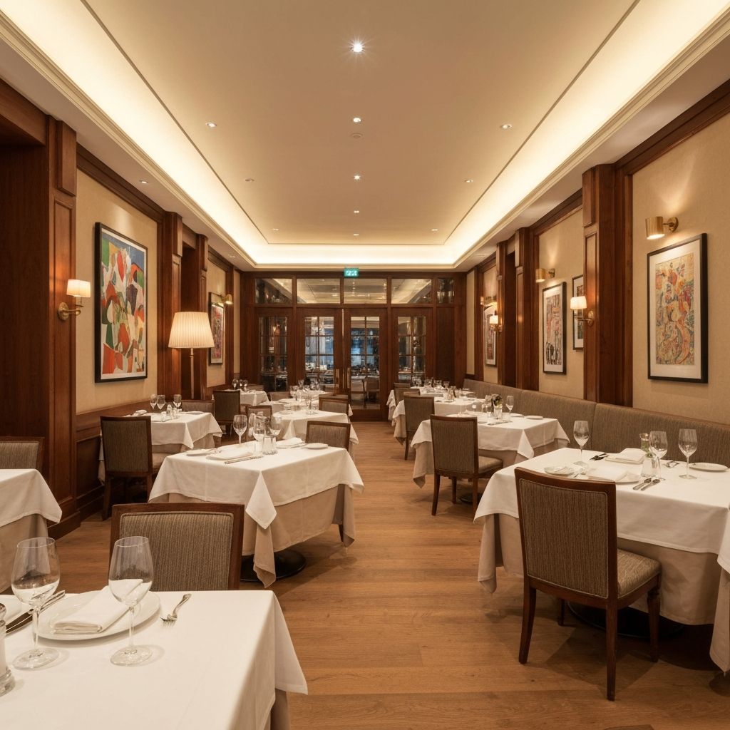 Elegantes Restaurant Interieur